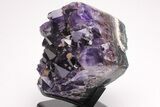 Dark Purple Amethyst Cluster w/ Goethite - Large Points #206908-2